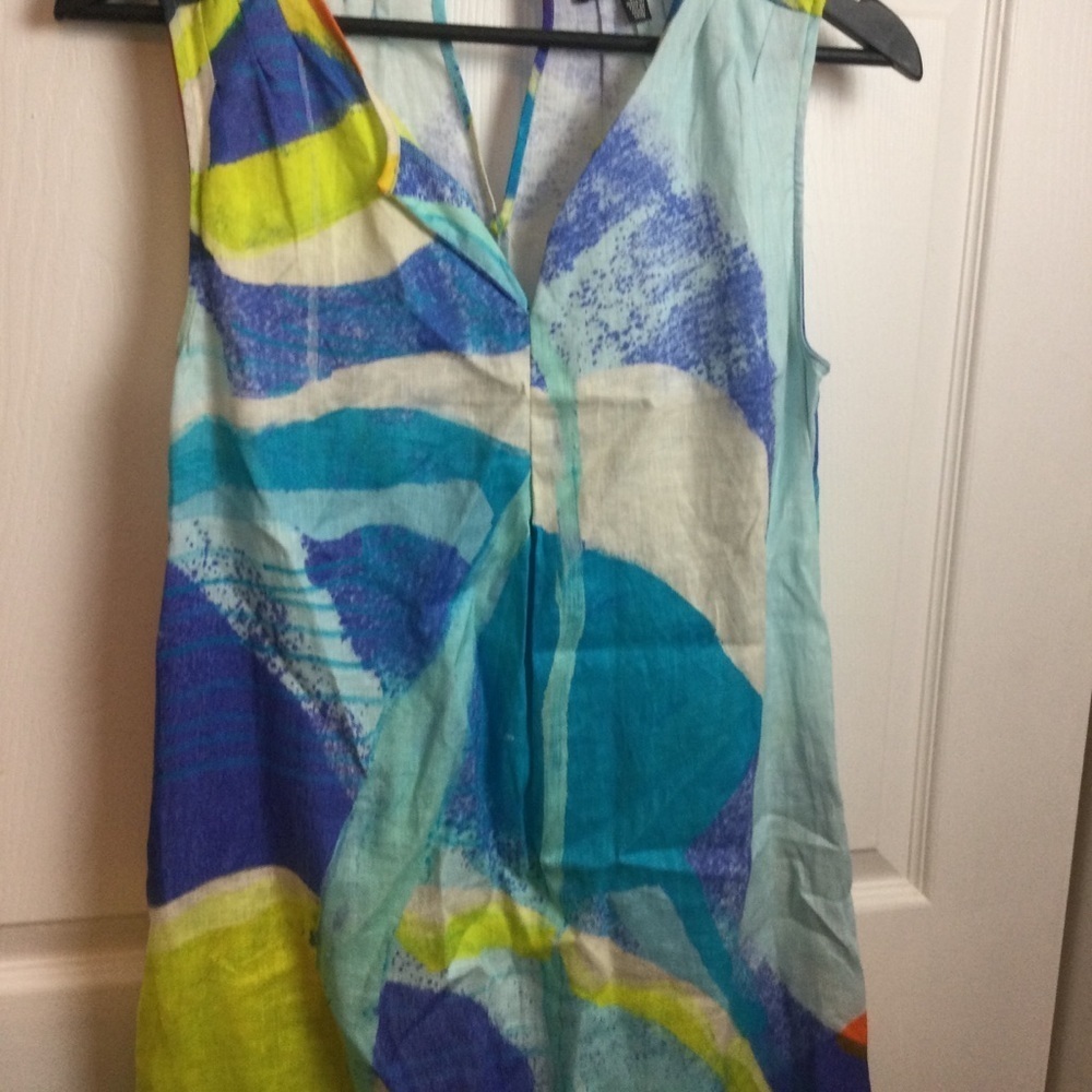 Colorful Sleeveless Dress - Picture 3 of 8